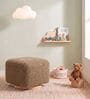Axel Pouffe In Natural Brown Colour