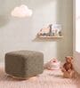 Axel Pouffe In Taupe Colour