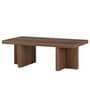Axel Solid Wood Coffee Table In Brown Finish