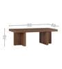Axel Solid Wood Coffee Table In Brown Finish