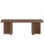 Axel Solid Wood Coffee Table In Brown Finish