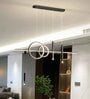Axis Black LED Smart Voice Assist Chandelier