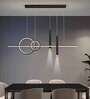 Axis Black LED Smart Voice Assist Chandelier