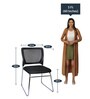 Axis Guest Chair in Black Colour
