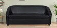 Ayuno 3 seater sofa in Black Colour