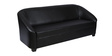 Ayuno 3 seater sofa in Black Colour