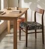 Ay'S Retro Dining Chair In Black And White Colour