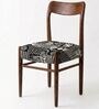 Ay'S Retro Dining Chair In Black And White Colour