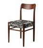 Ay'S Retro Dining Chair In Black Floral