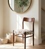 Ay'S Retro Dining Chair In Printed white Colour