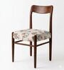 Ay'S Retro Dining Chair In Printed white Colour