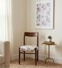 Ay'S Retro Dining Chair In Printed white Colour