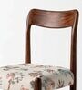 Ay'S Retro Dining Chair In Printed white Colour