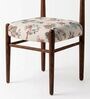Ay'S Retro Dining Chair In Printed white Colour
