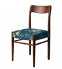 Ay'S Retro Dining Chair In Teal Floral