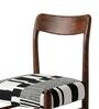 Ay'S Retro Dining Chair In White And Black Colour