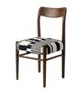 Ay'S Retro Dining Chair In White And Black Colour