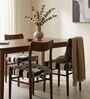 Ay'S Retro Dining Chair In White And Black Colour