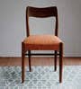 Ays Retro Dining Chair In Natural Teak Finish
