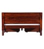 Ayasa Sheesham Wood King Size Bed With Drawer Storage In Honey Oak Finish