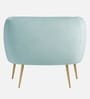 Aylin Velvet Fabric Chair In Light Blue Colour Aylin Velvet Fabric Chair In Light Blue Colour
