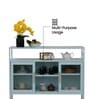 Ayra Metal Crockery Unit with Glass Swing Doors Modern Design and Multi-Purpose Kitchen Storage