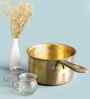 Bronze Polished 2 Liter Saucepan with Long Handle7.6CM