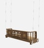 Ayushman Modern Solid Wood Swing In Walnut Finish
