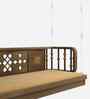 Ayushman Modern Solid Wood Swing In Walnut Finish