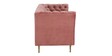 Azalea Velvet 2 Seater Sofa In Blush Pink Colour