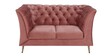 Azalea Velvet 2 Seater Sofa In Blush Pink Colour