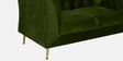 Azalea Velvet 2 Seater Sofa In Olive Green Colour