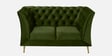 Azalea Velvet 2 Seater Sofa In Olive Green Colour