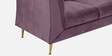 Azalea Fabric 3 Seater Sofa In Violet Colour