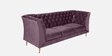 Azalea Fabric 3 Seater Sofa In Violet Colour