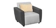 Azure Sofa Set 5 Seater in Grey & Black Colour