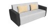 Azure Sofa Set 5 Seater in Grey & Black Colour