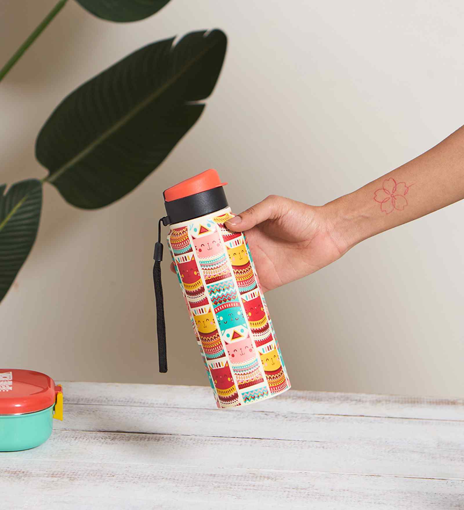 Aztec Cats Sipper