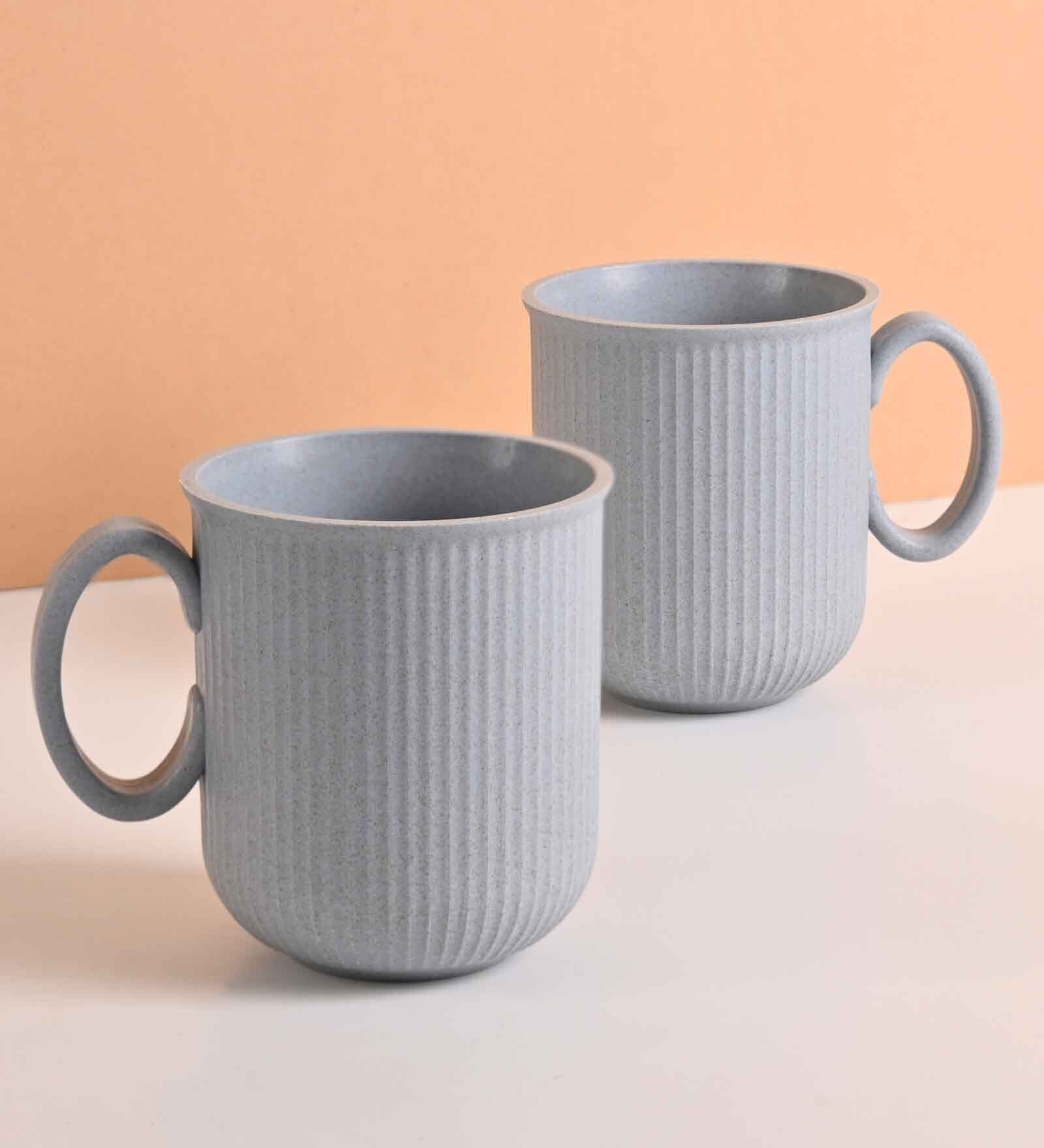 Azure Statement Coffee Mug 350 ml (2 Pc)Rice Husk Biocomposite