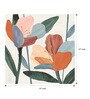 Azalea Joining Multicolor Canvas Unframed Floral Art Print Set of 2
