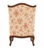 Azalea Teak Wood Lounge Chair With Suede Fabric In Beige Color Azalea Teak Wood Lounge Chair With Suede Fabric In Beige Color