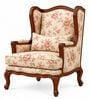Azalea Teak Wood Lounge Chair With Suede Fabric In Beige Color Azalea Teak Wood Lounge Chair With Suede Fabric In Beige Color