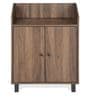 Aze Shoe Cabinet in Walnut Finish