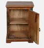Azealia Reclaimed Wood Bedside Table In Distress Finish
