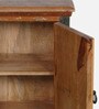 Azealia Reclaimed Wood Bedside Table In Distress Finish