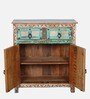 Azealia Reclaimed Wood Cabinet In Distress Finish