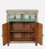 Azealia Reclaimed Wood Cabinet In Distress Finish