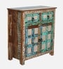 Azealia Reclaimed Wood Cabinet In Distress Finish