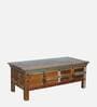Azealia Reclaimed Wood Coffee Table In Distress Finish
