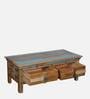Azealia Reclaimed Wood Coffee Table In Distress Finish